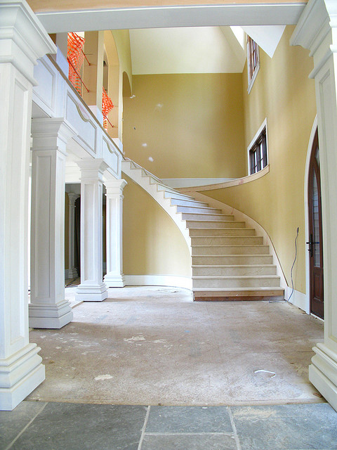 staircase being finished
